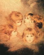 Sir Joshua Reynolds Heads of Angels Spain oil painting artist